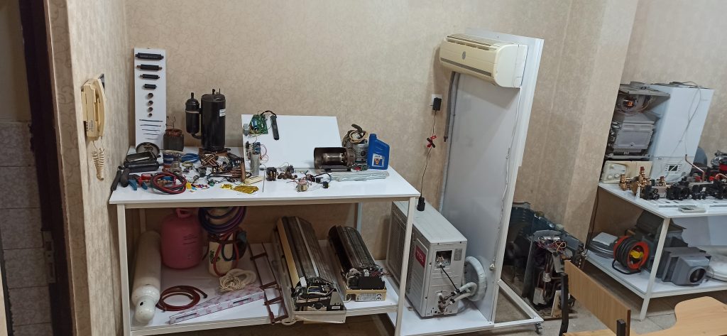 آموزش نصب و تعمیر کولر اسپلیت در رشت